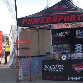 Demon's Booth at the 2017 King of the Hammers Race