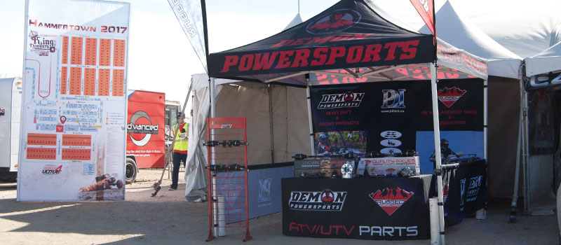 Demon's Booth at the 2017 King of the Hammers Race