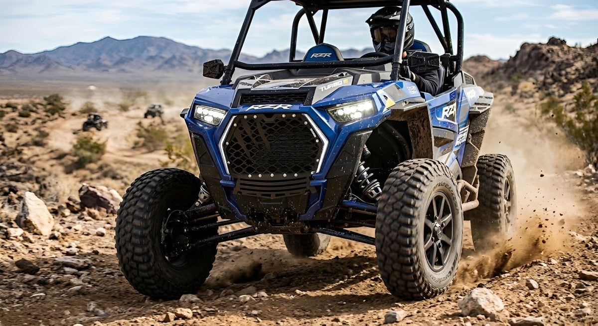 How a High-Flow Front  Grille Keeps Your Polaris RZR Turbo Cool