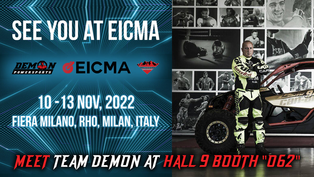 MEET TEAM DEMON AT EICMA MILAN MOTORCYCLE SHOW 2022