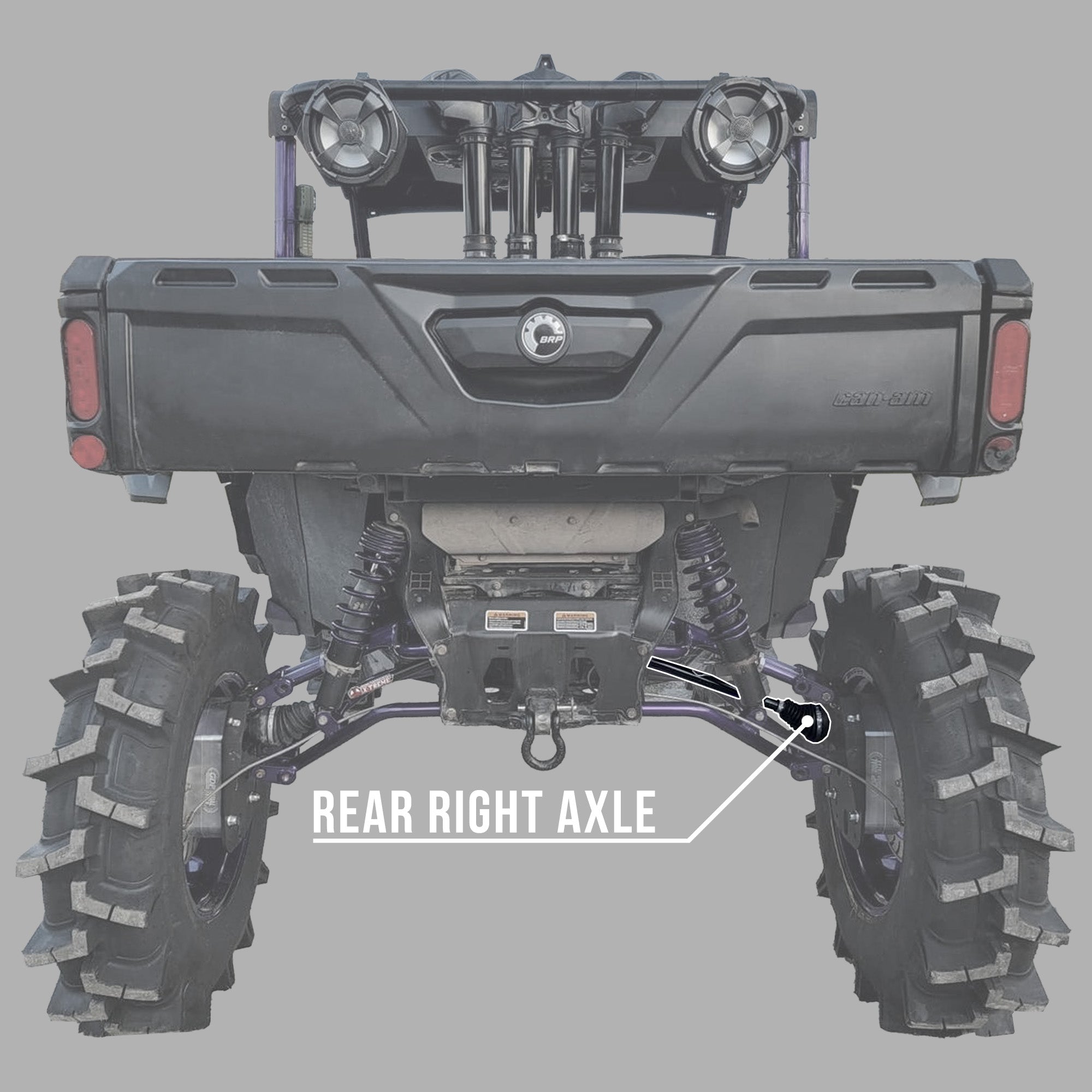 Polaris RZR 1000 Demon Xtreme Heavy Duty Axle Race Spec