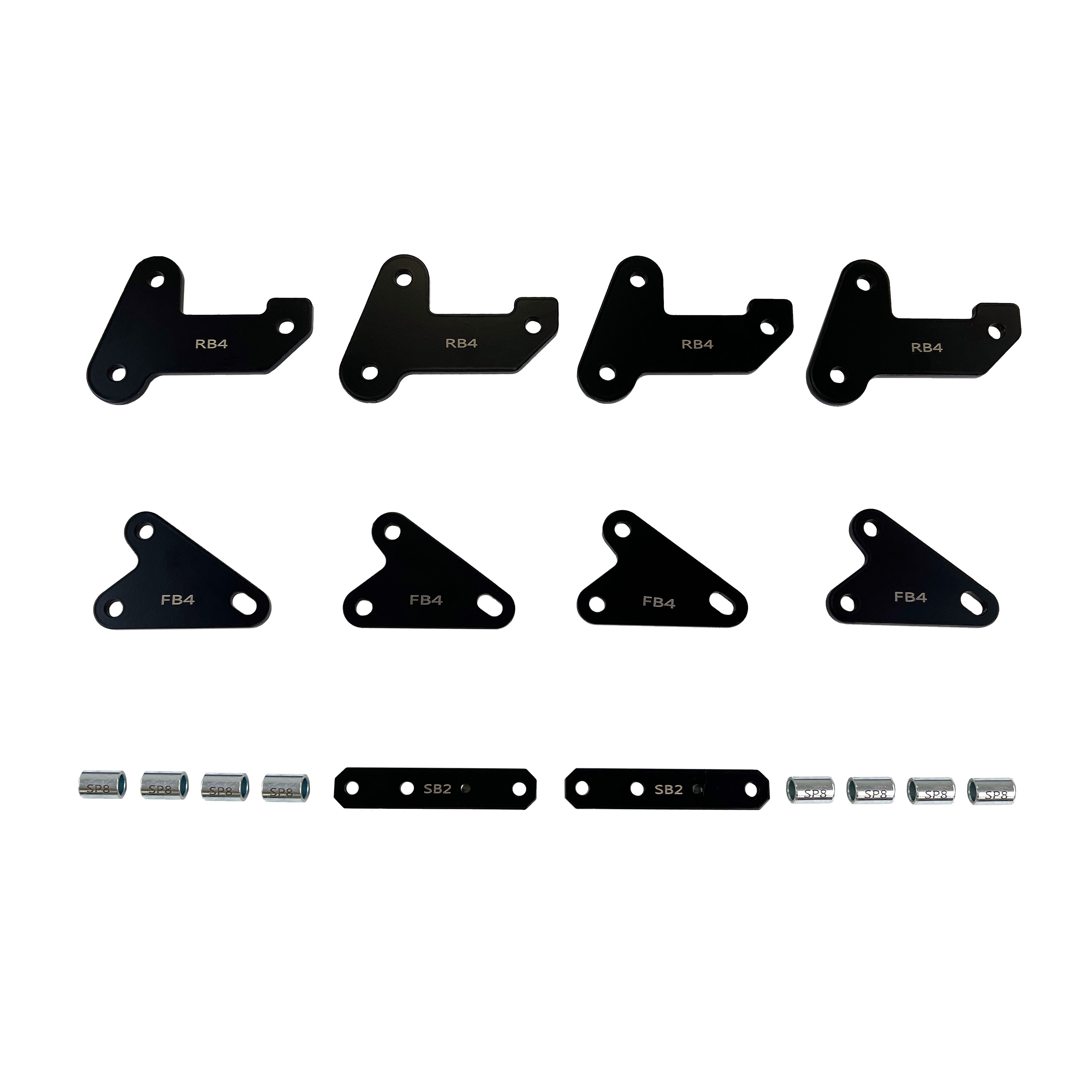 2013-2019 Polaris Demon Heavy Duty Bracket Lift Kit PABL-6002HD